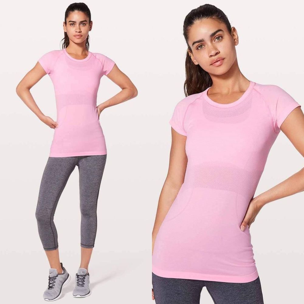 Lululemon Swiftly Tech Pink Short Sleeve Top